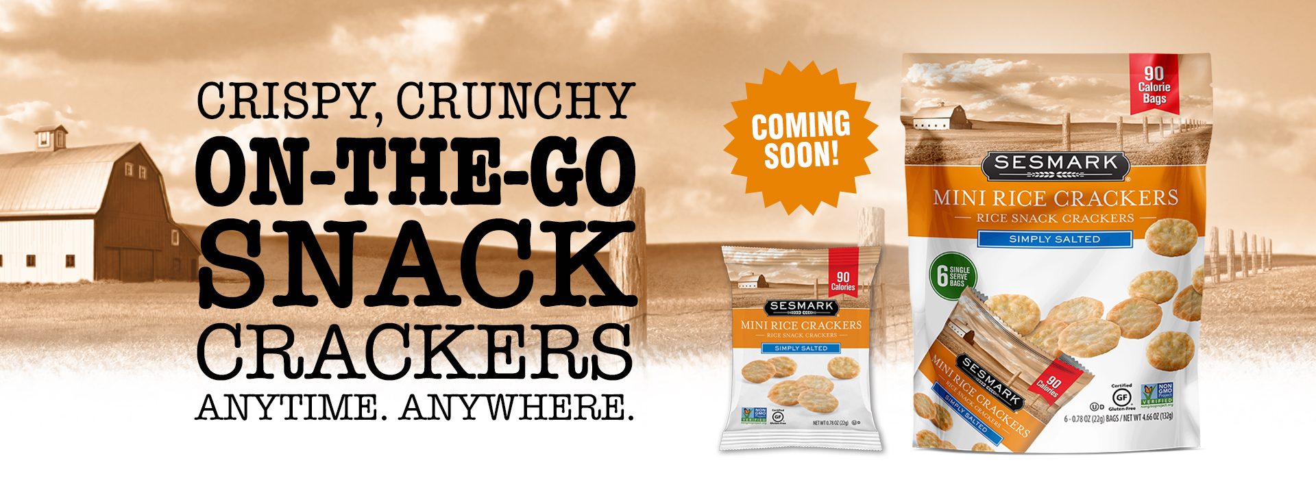 Mini Rice Wheel Crackers sesmark-90cal-mini-rice-crackers-R2-1920×720 | Sesmark